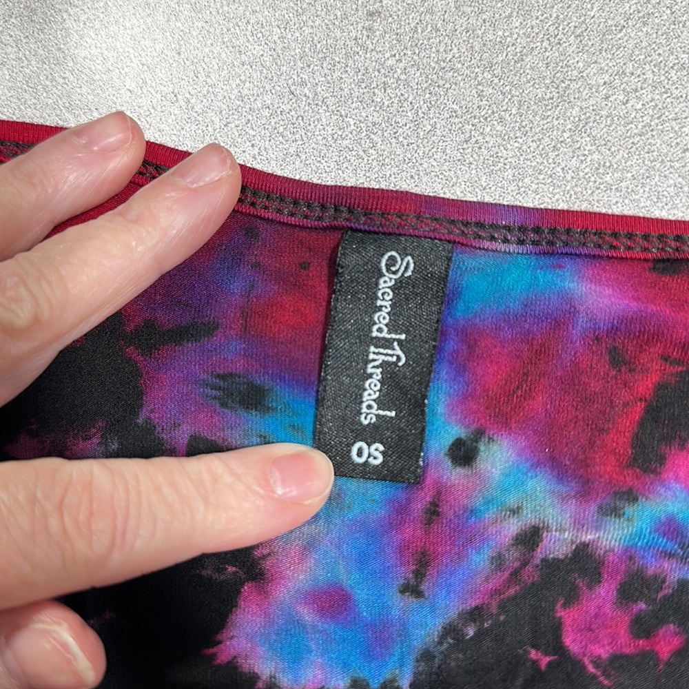 Rayon multi color top /Size‎ 0S / Sacred Threads brand /B-65 - Picture 6 of 8